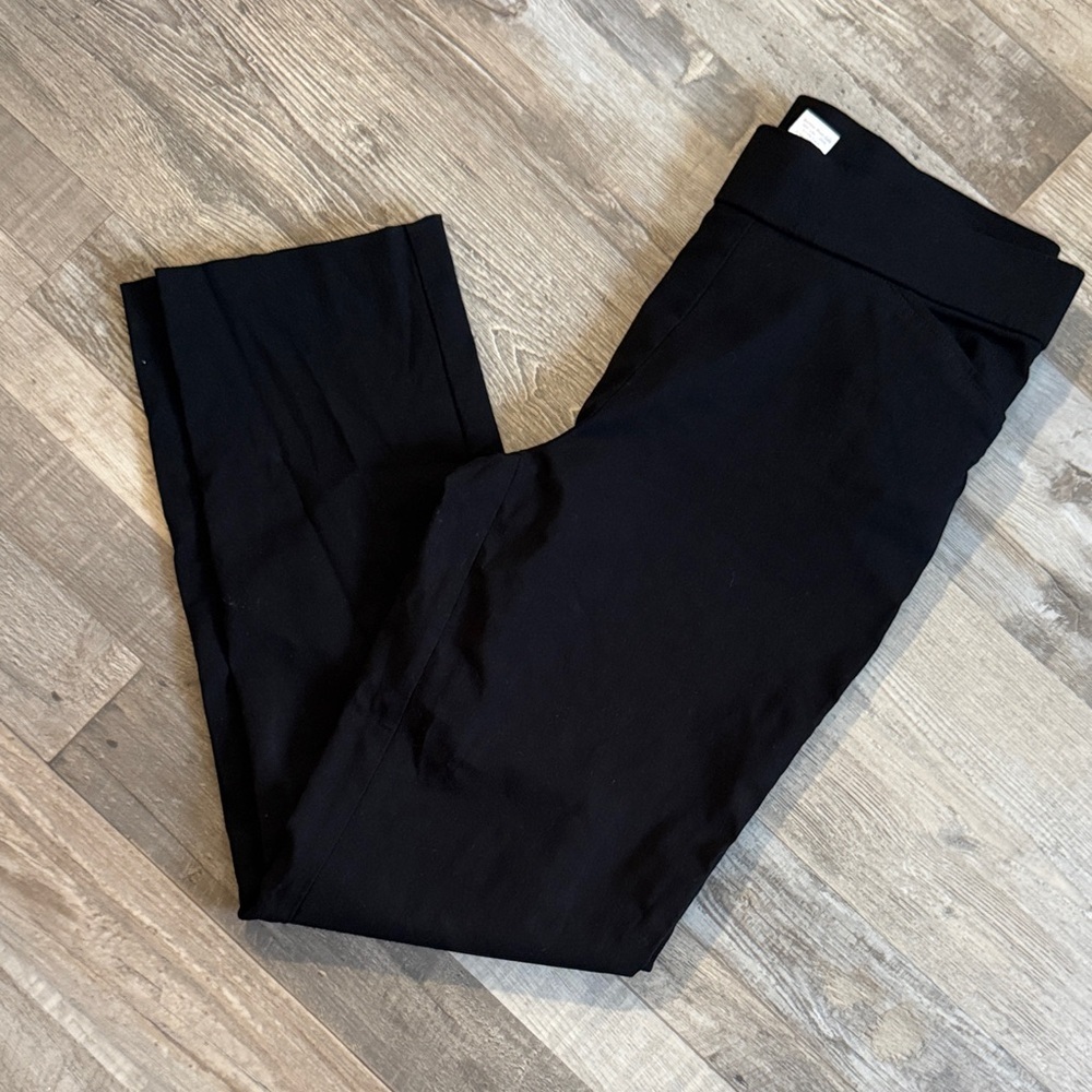 Coral Bay Black Straight-Leg Pants Size 8P - Picture 10 of 10